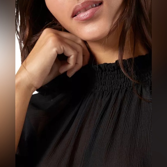 Joie Limited Edition Long Sheer Sleeve Smocked Blouse - Picture 4 of 7